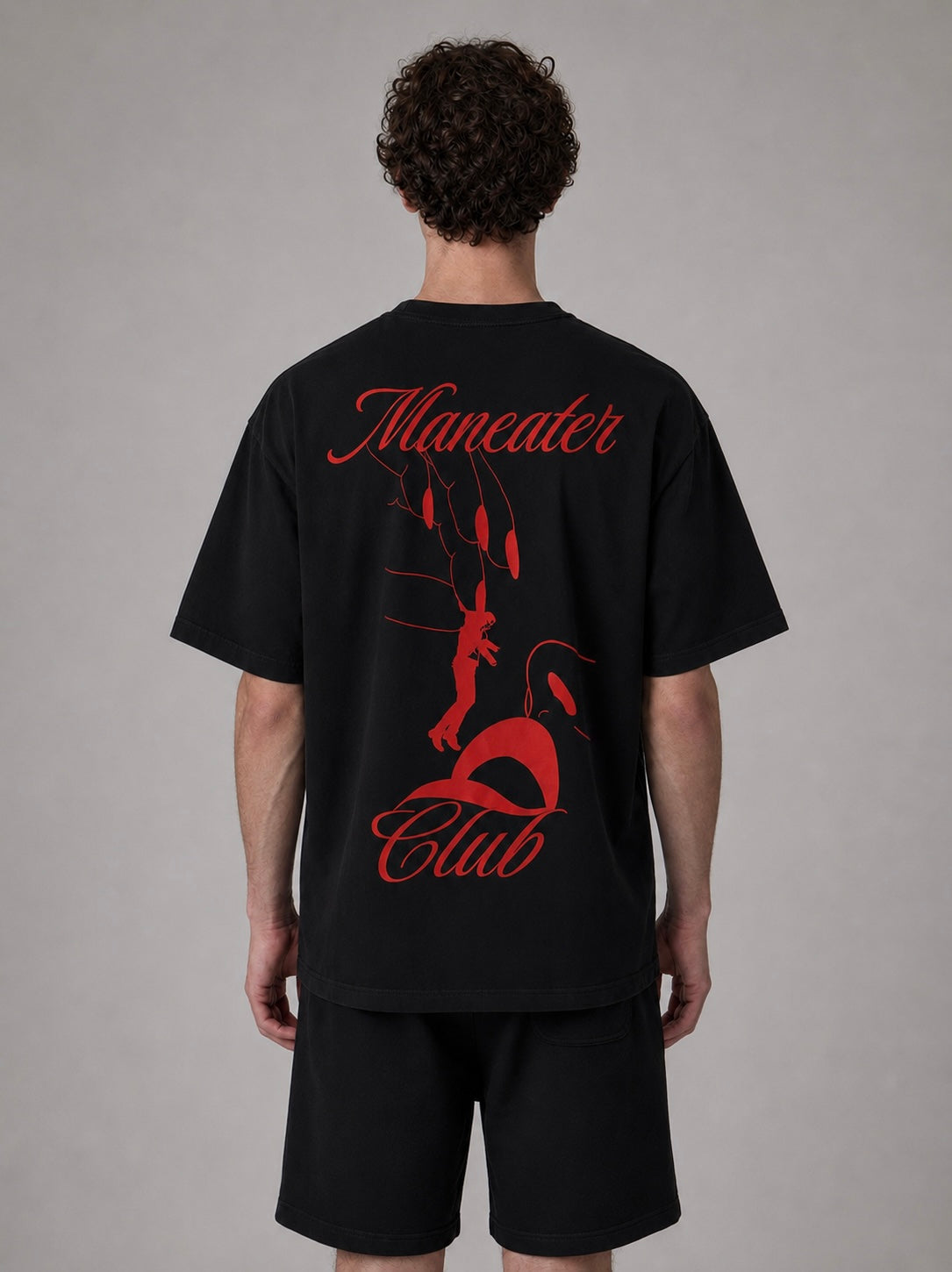 ManEater Club “Caught In Her Grip” Heavyweight Drop Shoulder Tee