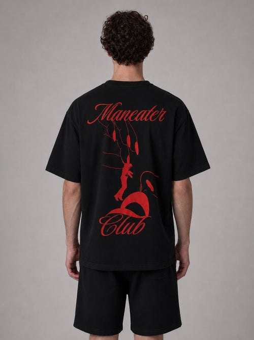 ManEater Club “Caught In Her Grip” Heavyweight Drop Shoulder Tee
