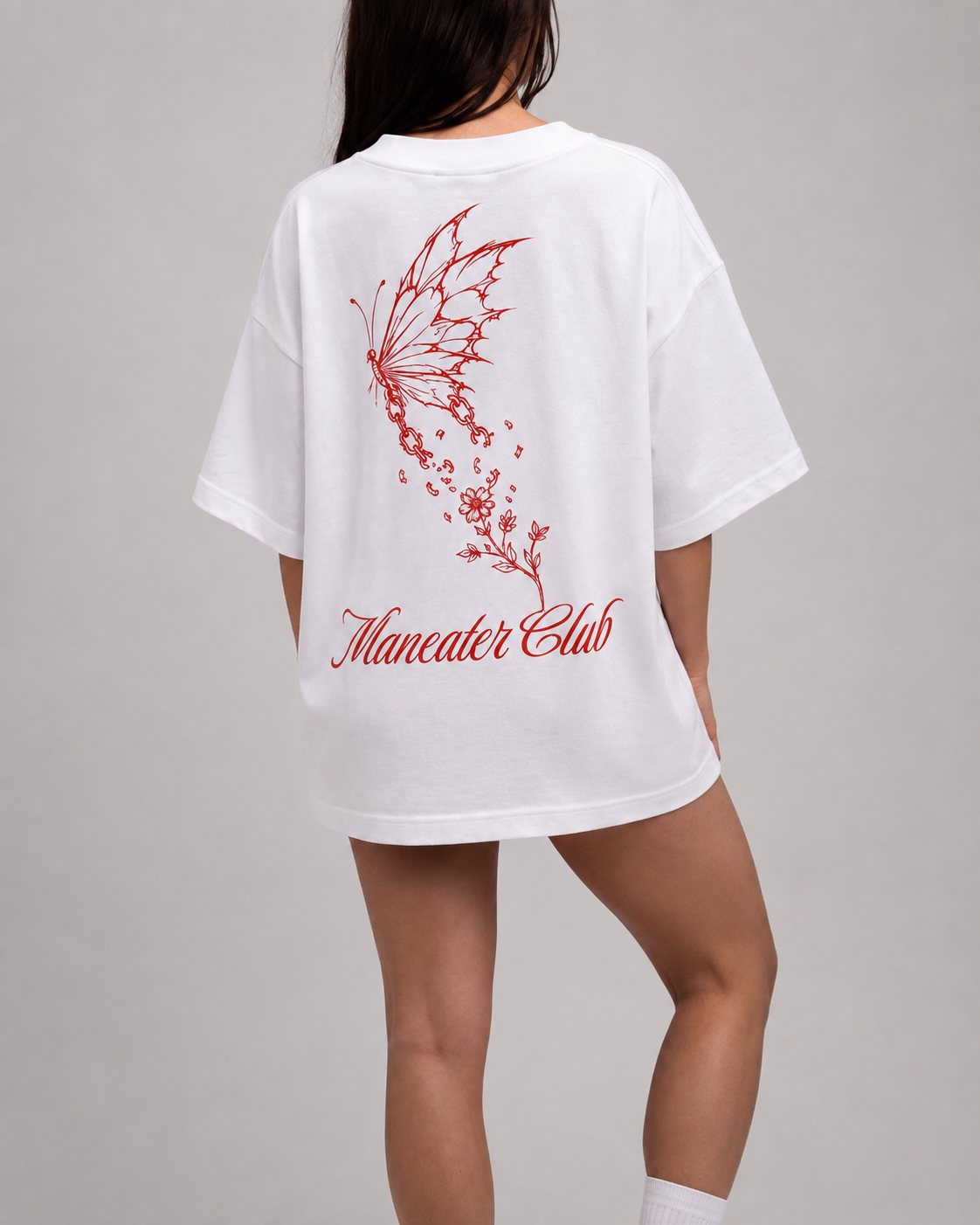 ManEater Club Foundation "The Butterfly Effect" Heavyweight Drop Shoulder Tee
