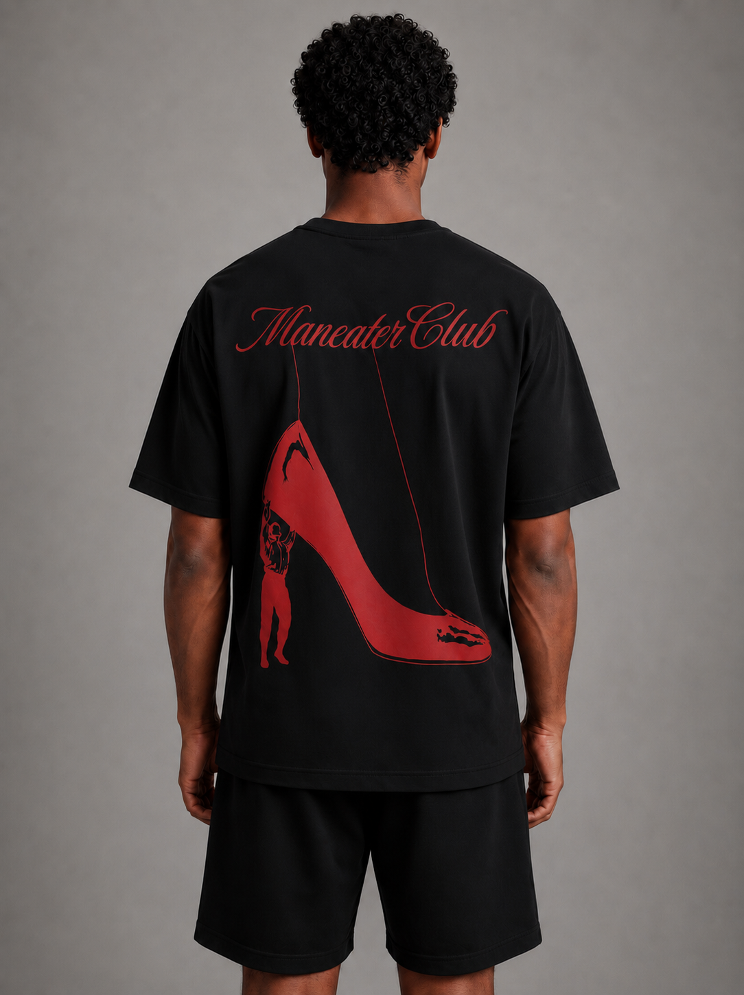 ManEater Club  “Under Her Heel” Heavyweight Drop Shoulder Tee