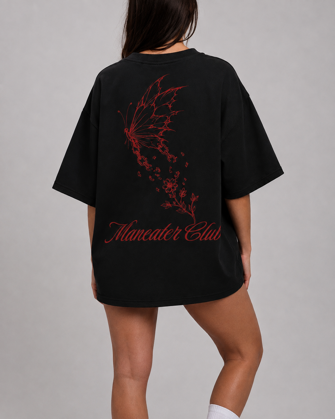 ManEater Club Foundation "The Butterfly Effect" Heavyweight Drop Shoulder Tee