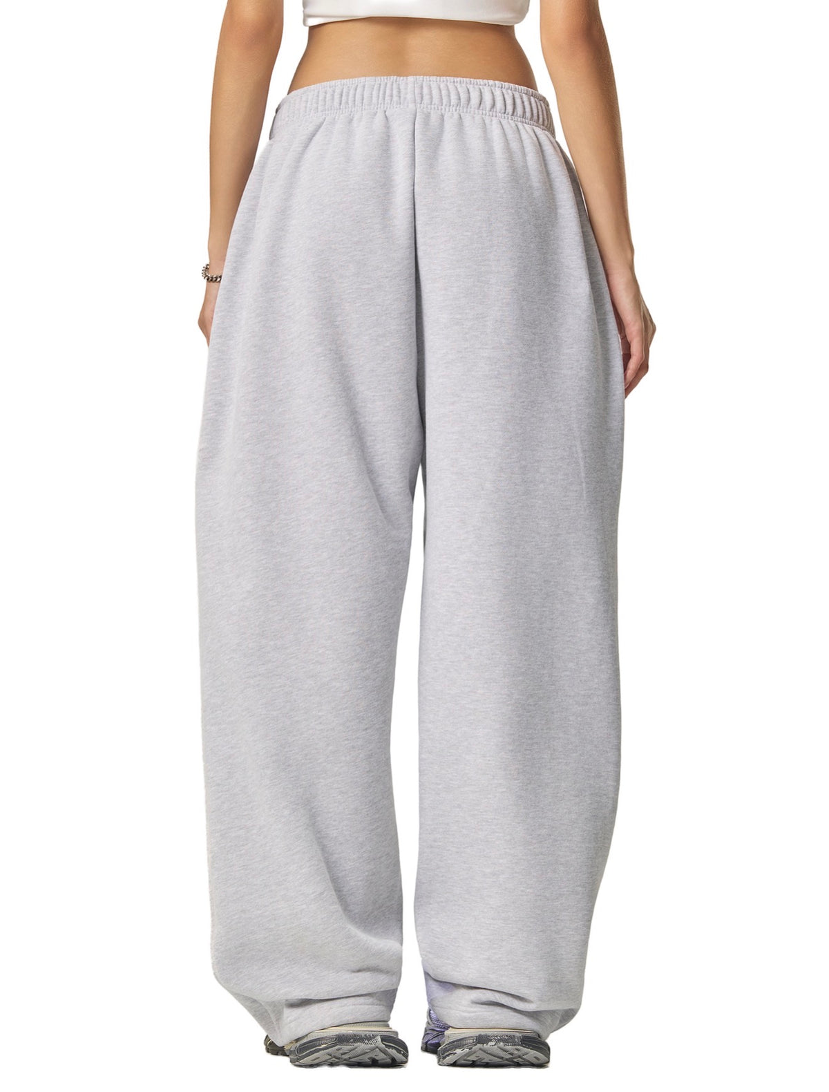 Snow Leopard Straight Leg Sweatpants