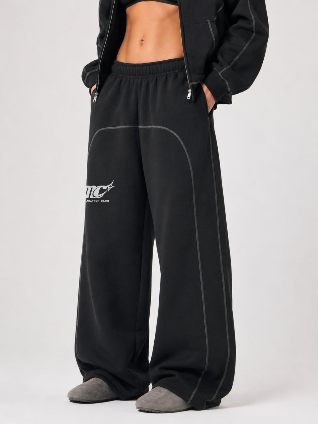 Black Panther Straight Leg Sweatpants